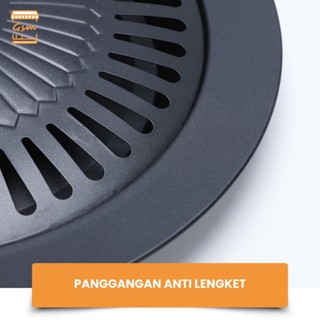 Jual GSM Panggangan BBQ Bulat 32Cm Ultra Grill Pan Drip Pan Plate Anti