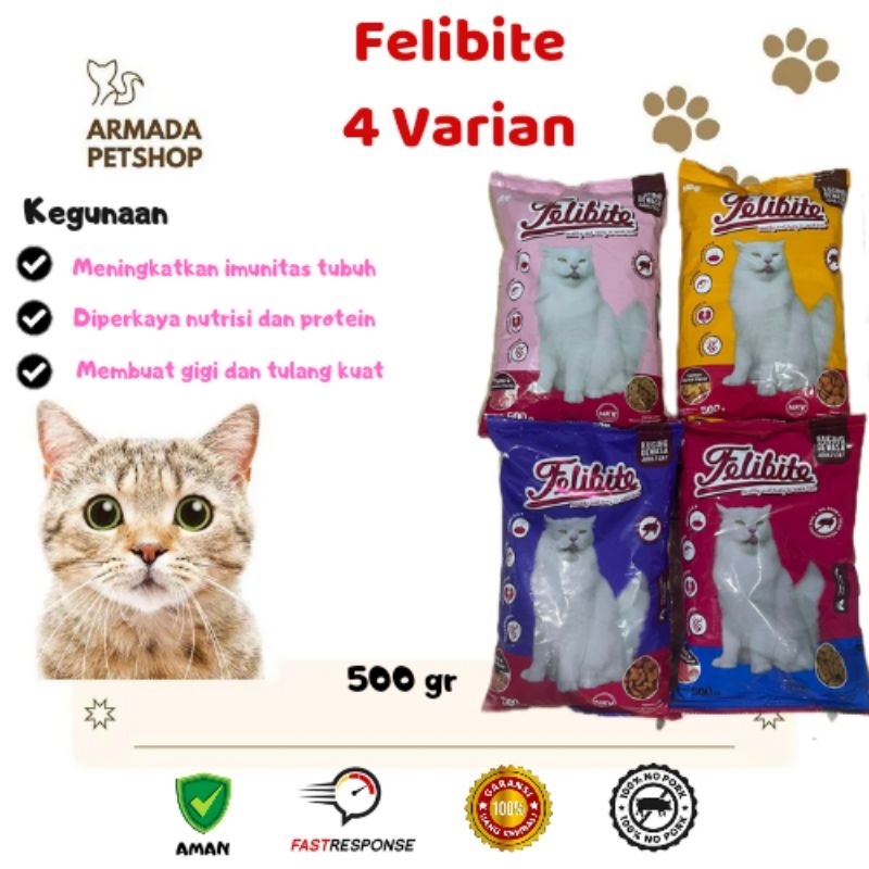 Jual Felibite Gr Makanan Kucing Varian Kucing Dewasa Kemasan