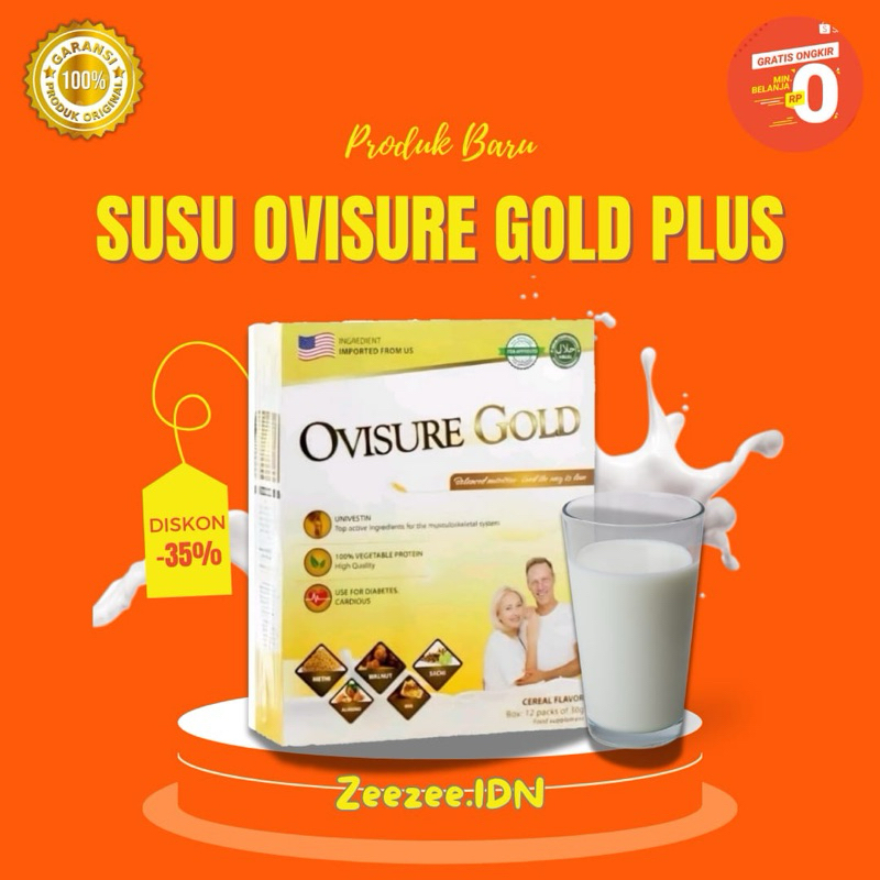 Jual OVISURE GOLD SUSU VITAMIN TULANG DAN SENDI NYERI OTOT ASTEOPOROSIS