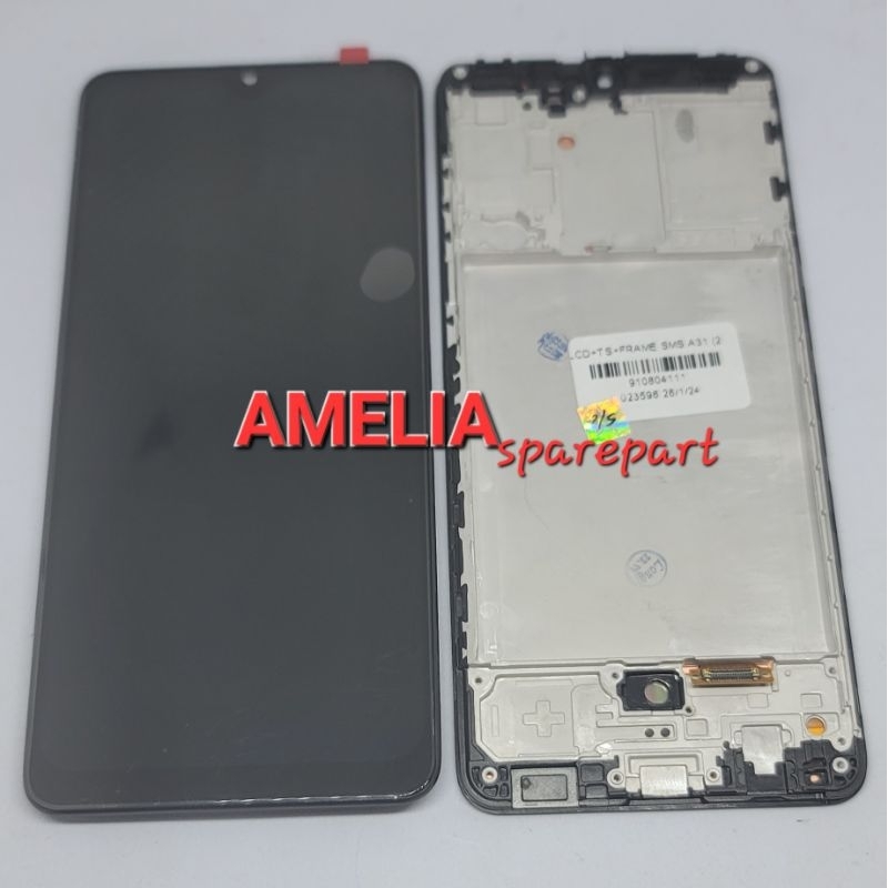 Jual LCD TOUCHSCREEN FRAM FULLSET SAMSUNG A31 A315F ORI OLED BISA