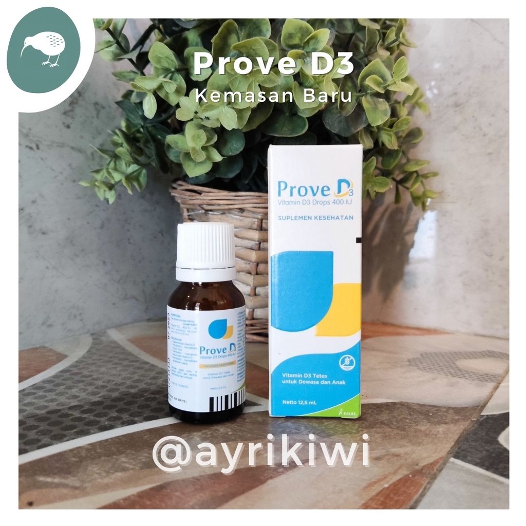 Jual Prove D3 Drop Vitamin D3 400 IU Tetes 12 5 Ml Untuk Dewasa Dan