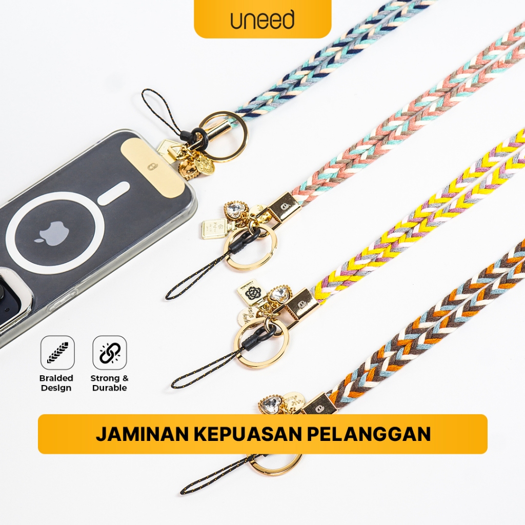 Jual Uneed Universal Lanyard Necklace Strap Tali Gantung HP ID Card Dll