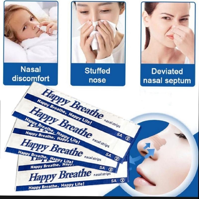 Jual Plester Strip Hidung Happy Breathe Pcs Shopee Indonesia