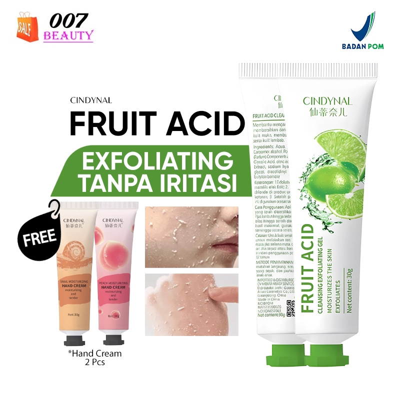 Jual Cindynal Fruit Acid Exfoliating Gel Wajah Perontok Daki Dan Kulit