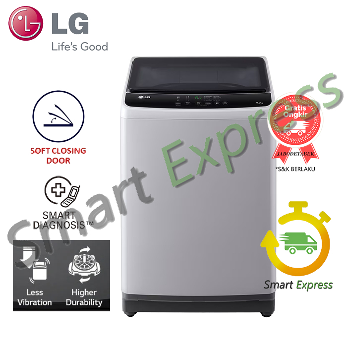 Jual MESIN CUCI LG T2108NT1W T 2108 NT1W 8 KG 1 TABUNG PUTIH