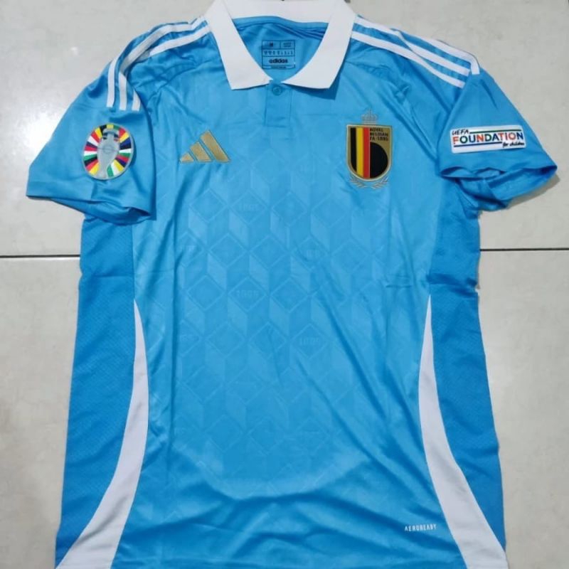 Jual Euro Jersey Bola Belgia Away Full Patch Euro New Grade