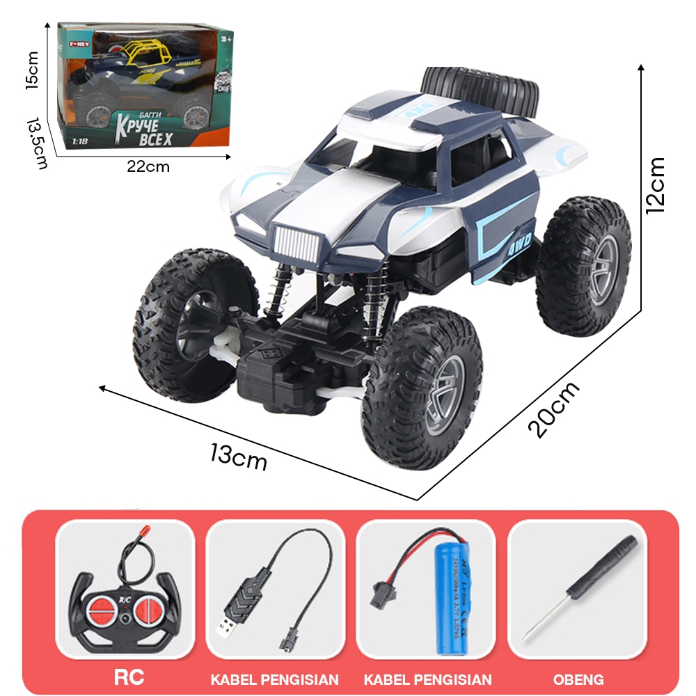 Jual JOJOTOY Mobil Remote Control Besar Mainan Spray Offroad Alloy