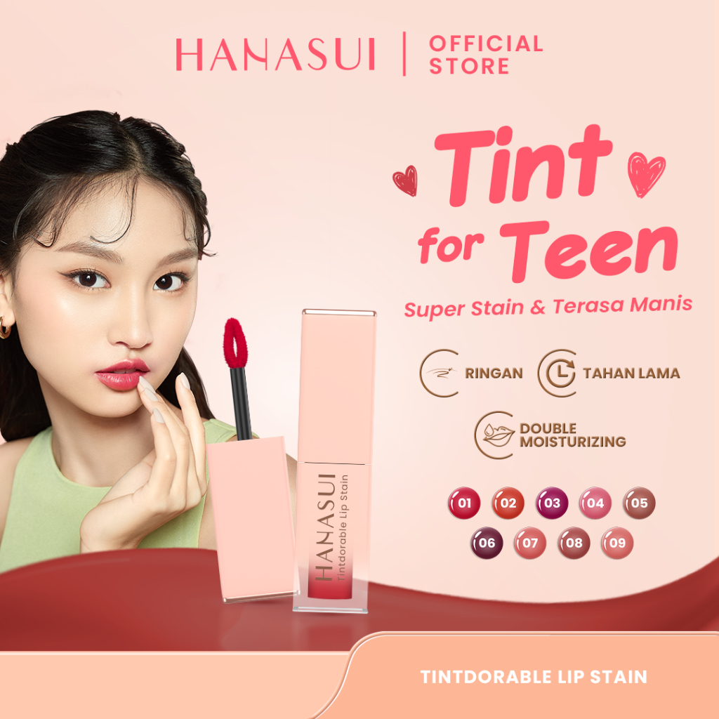 Jual Hanasui Tintdorable Lip Stain Lip Tint Melembapkan Transferproof