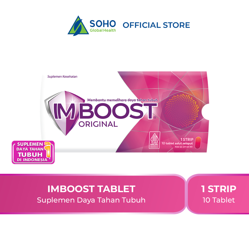 Jual Imboost Tablet Immunity Booster Daya Tahan Tubuh Strip