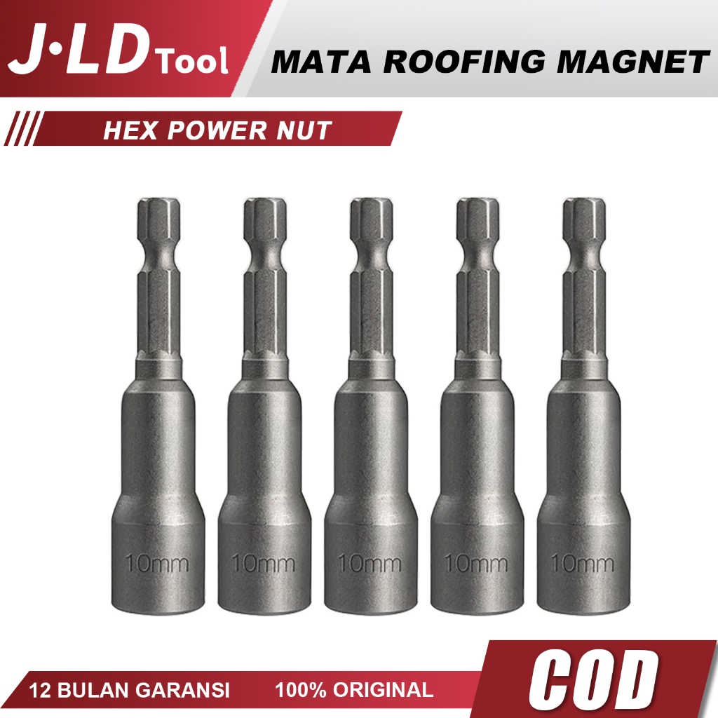 Jual Jld Mata Bor Roofing Magnet Hex Adaptor Bit Power Nut Kunci Socket