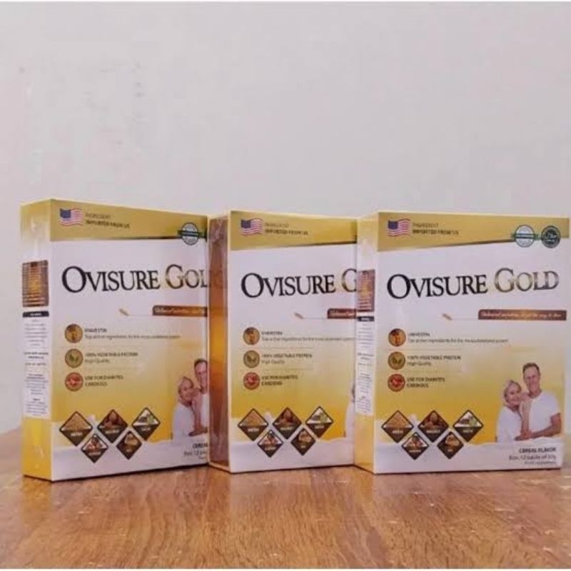 Jual OVISURE GOLD SUSU OBAT VITAMIN TULANG DAN SENDI SYARAF KEJEPIT