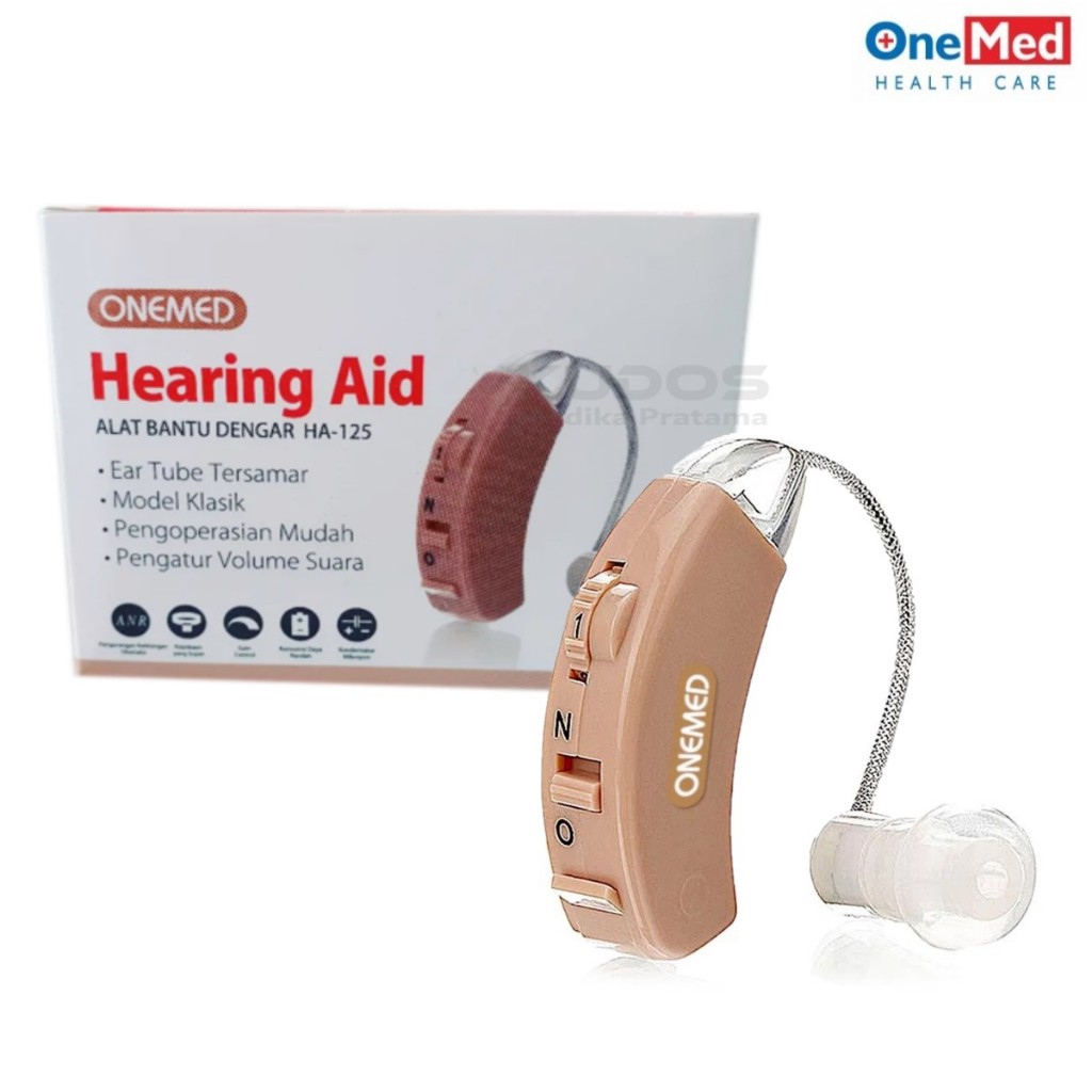 Jual Onemed Hearing Aid HA 125 Alat Bantu Dengar HA125 Gangguan