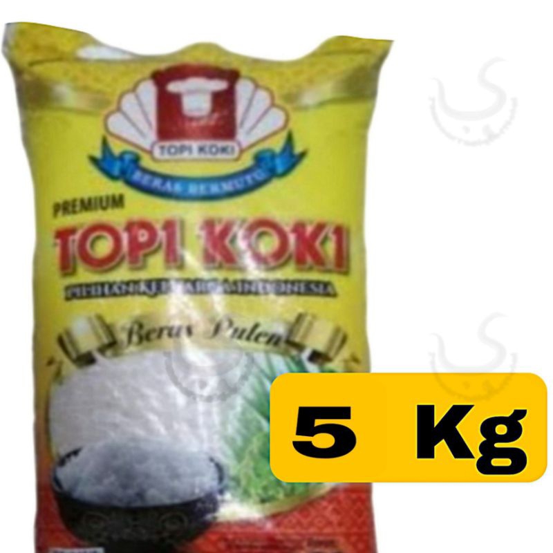 Jual Beras Topi Koki 5 Kg Shopee Indonesia