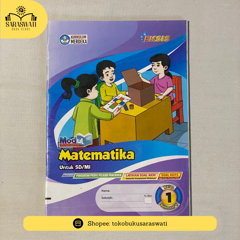 Jual LKS EKSIS KLS 1 MATEMATIKA SEMESTER 1 KURIKULUM MERDEKA CITRA