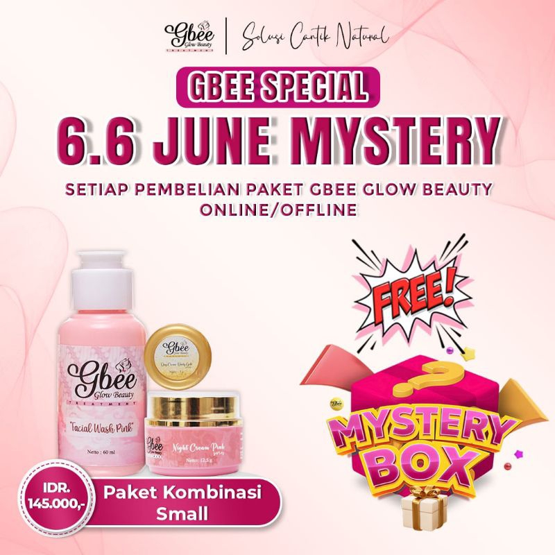 Jual Gbee Glow Beauty Paket Kinclong Small Shopee Indonesia