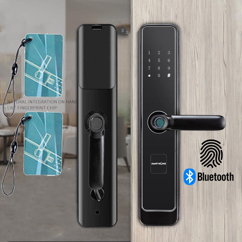 Jual Taffhome Smart Door Lock Password Fingerprint Card Rfid Alarm