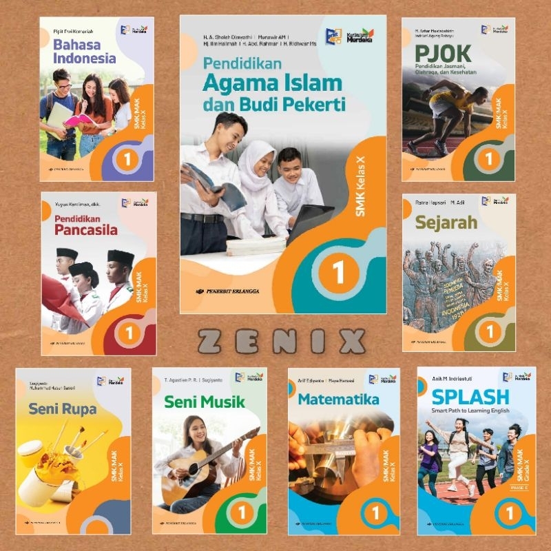 Jual Buku Kurikulum Merdeka Smk Mak Kelas X Original Erlangga Seni