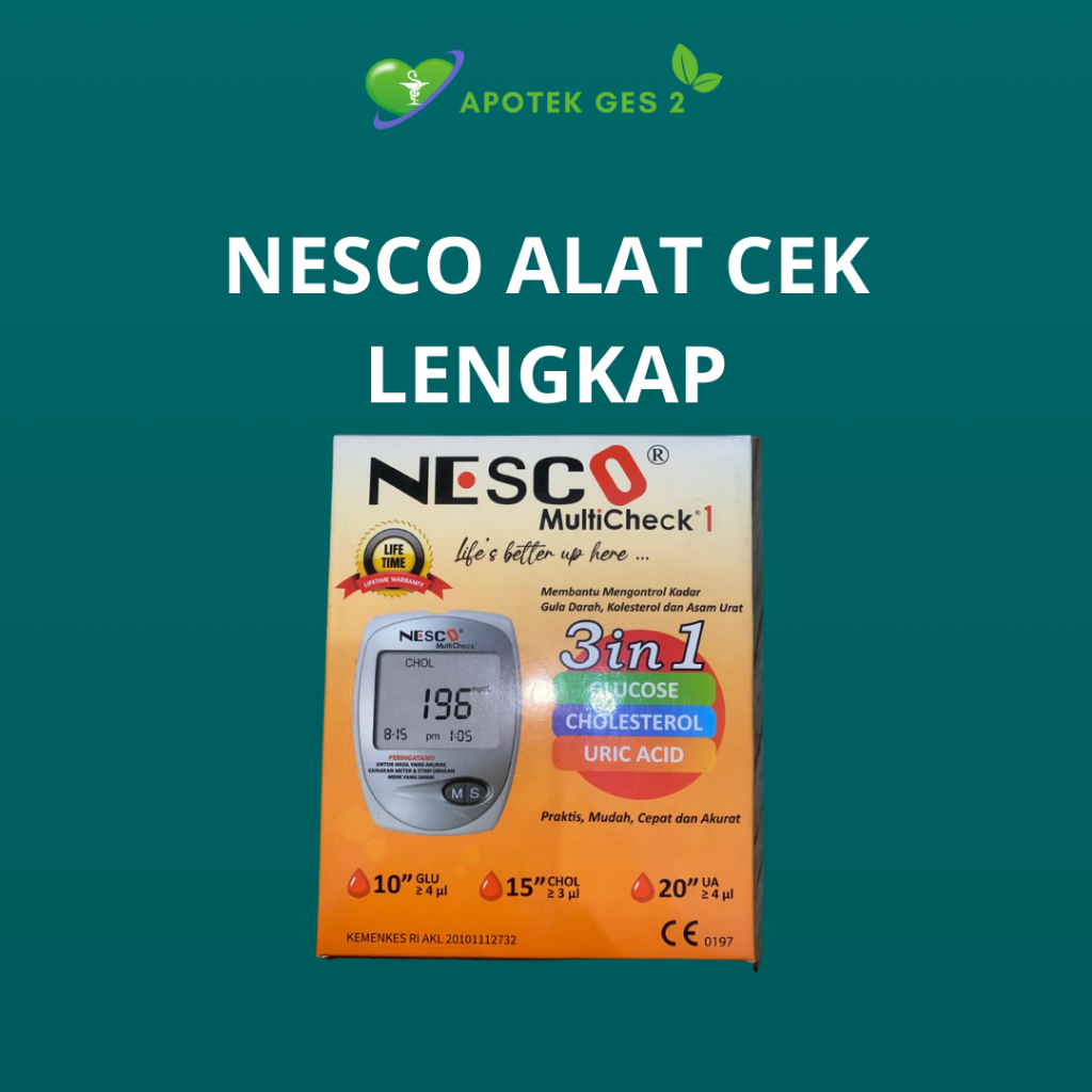 Jual Alat Cek Lengkap Nesco In Asam Urat Gula Kolesterol