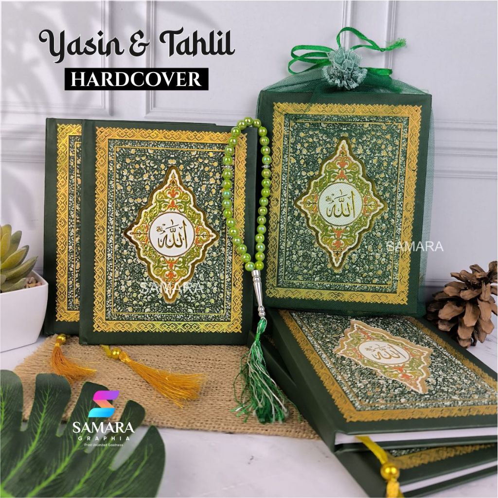 Jual Buku Yasin Dan Tahlil Hardcover Rose Custom Lengkap Foto Alamarhum