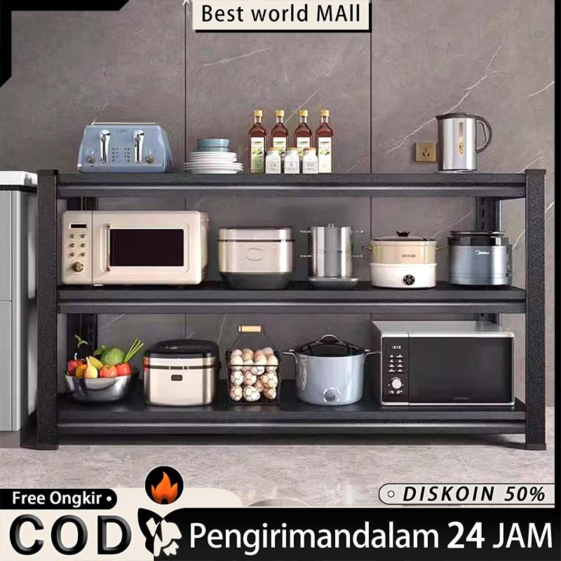 Jual Rak Dapur Stainless Steel Rak Microwave Rak Penyimpanan Tempat