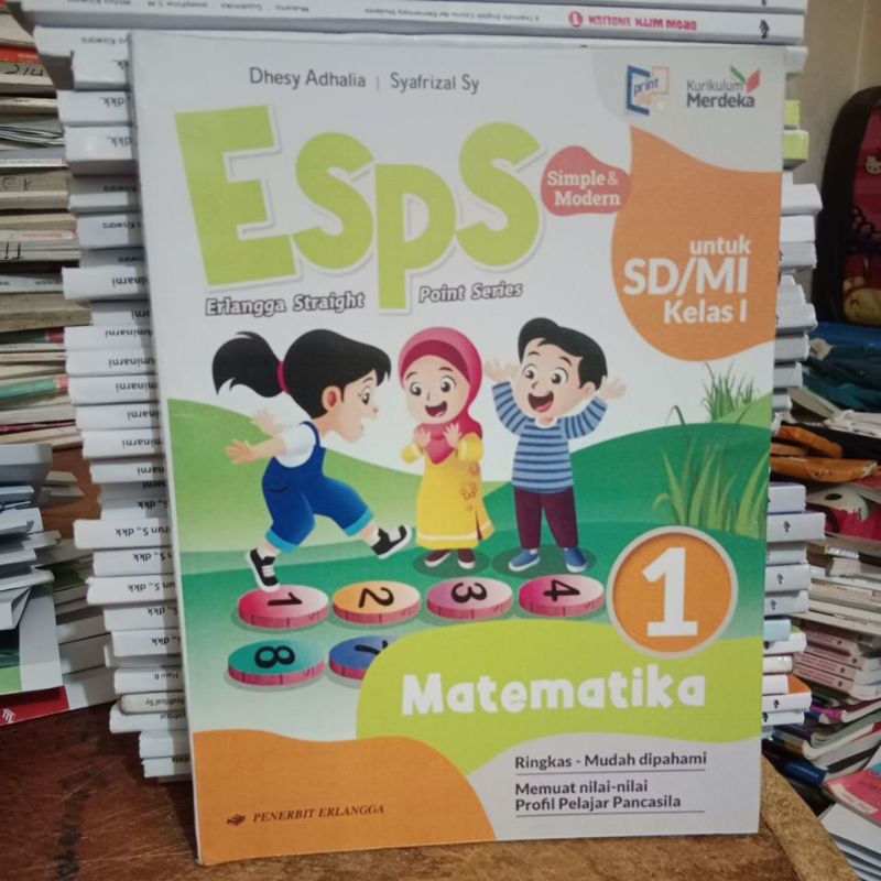 Jual Buku ESPS Matematika SD Kelas 1 Penerbit Erlangga Shopee Indonesia