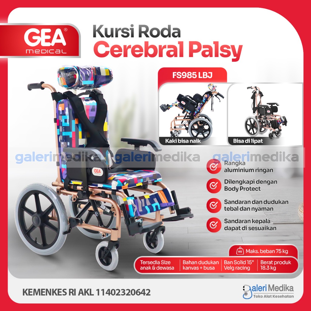 Jual Kursi Roda Cerebral Palsy Gea Fs Lbj Fs Lbj Fs Lbj