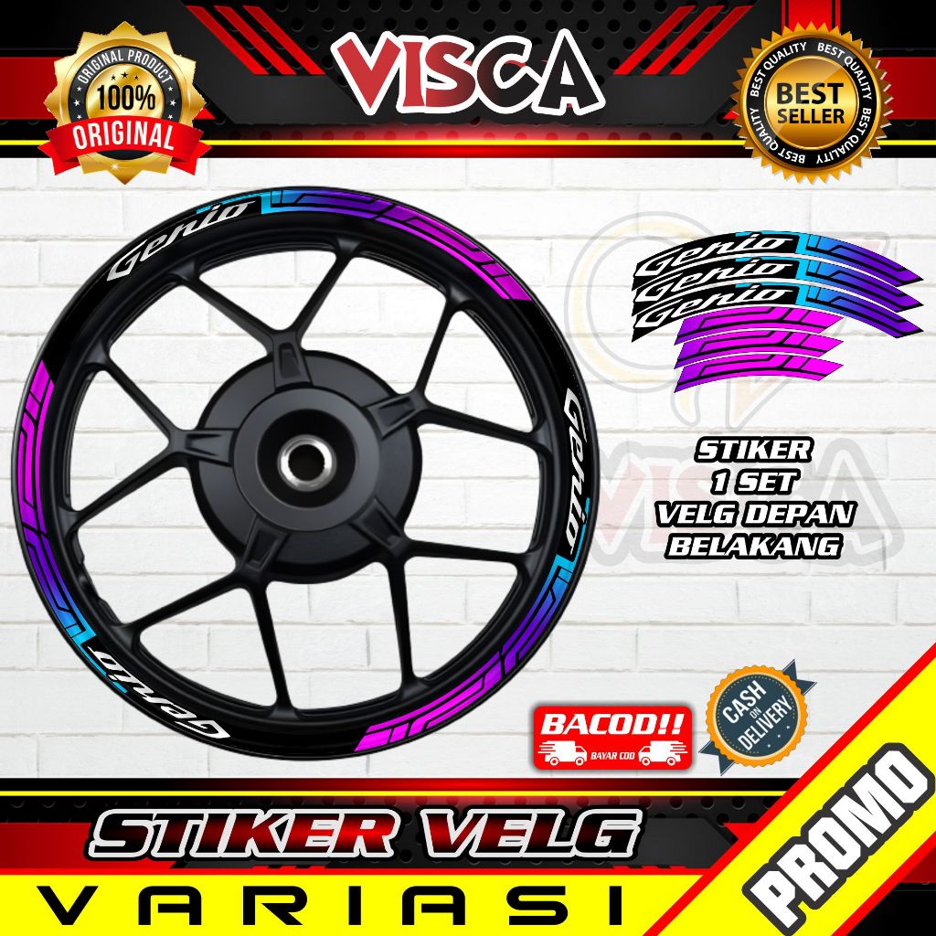 Jual Stiker Velg Sticker Velk Stiker Cutting Velg Stiker Velk