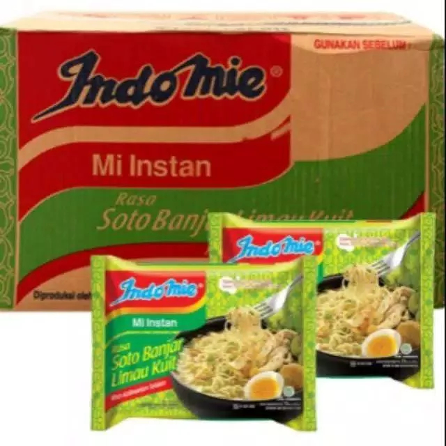 Jual Noodles Mie Instant Indomie Kuah Rasa Soto Banjar Limau Kuit