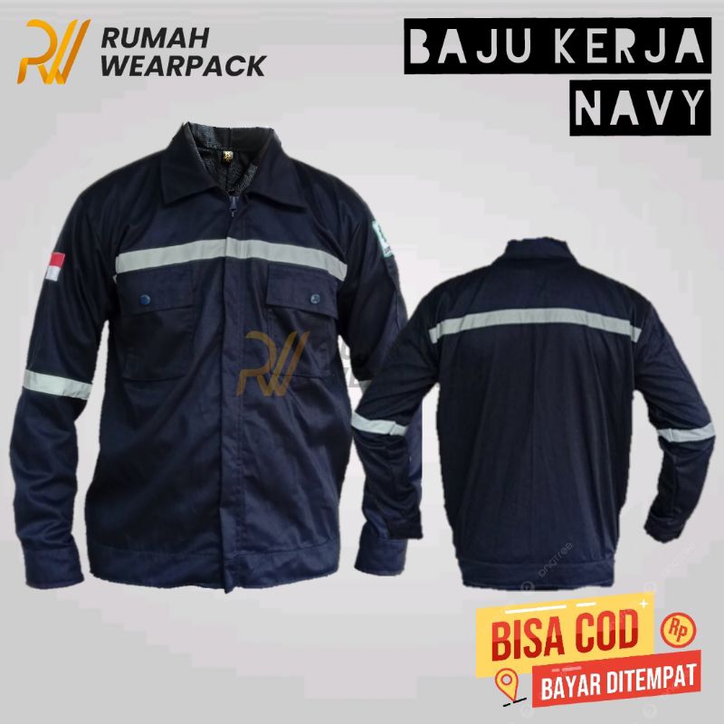 Jual Baju Safety Wearpack Safety Kemeja Kerja Atasan Lengan Panjang