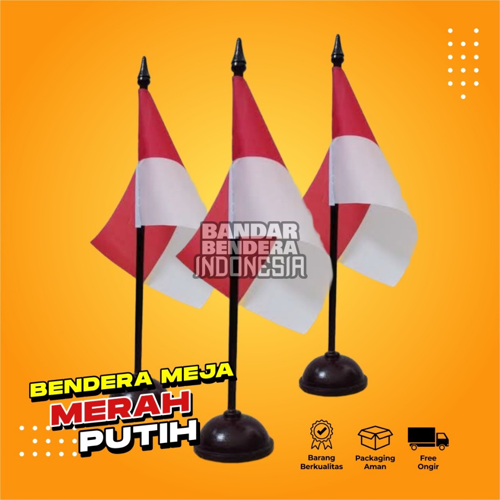 Jual Bendera Meja Merah Putih Indonesia Tiang Shopee Indonesia