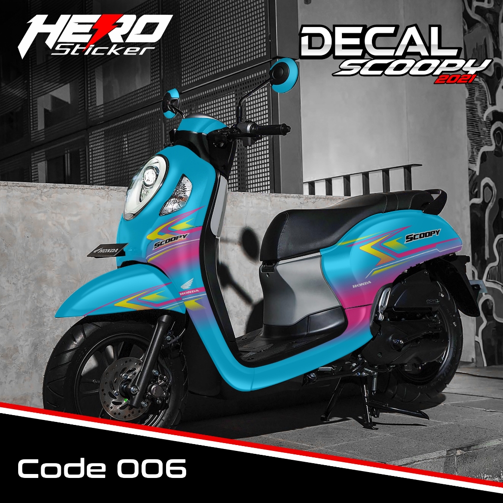 Jual DECAL HONDA SCOOPY TERBARU 2021 STICKER FULL BODY HONDA SCOOPY