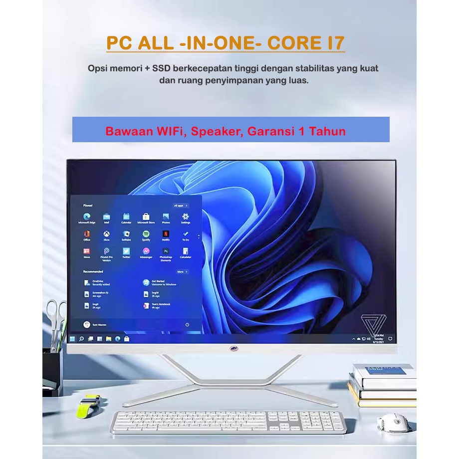 Jual Komputer Full Set All In One PC Baru Prosesor Core I7