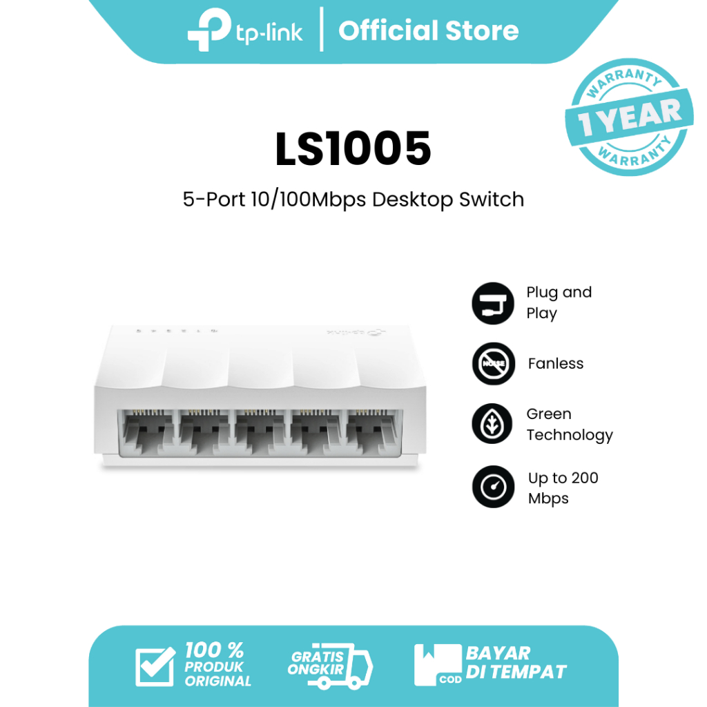 Jual Tp Link Ls Port Unmanaged Switch Hub Mbps Desktop