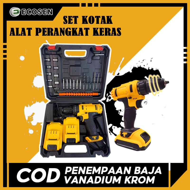 Jual Ecosen Bor Baterai Vf Bor Tanpa Kabel Bor Listrik Bor