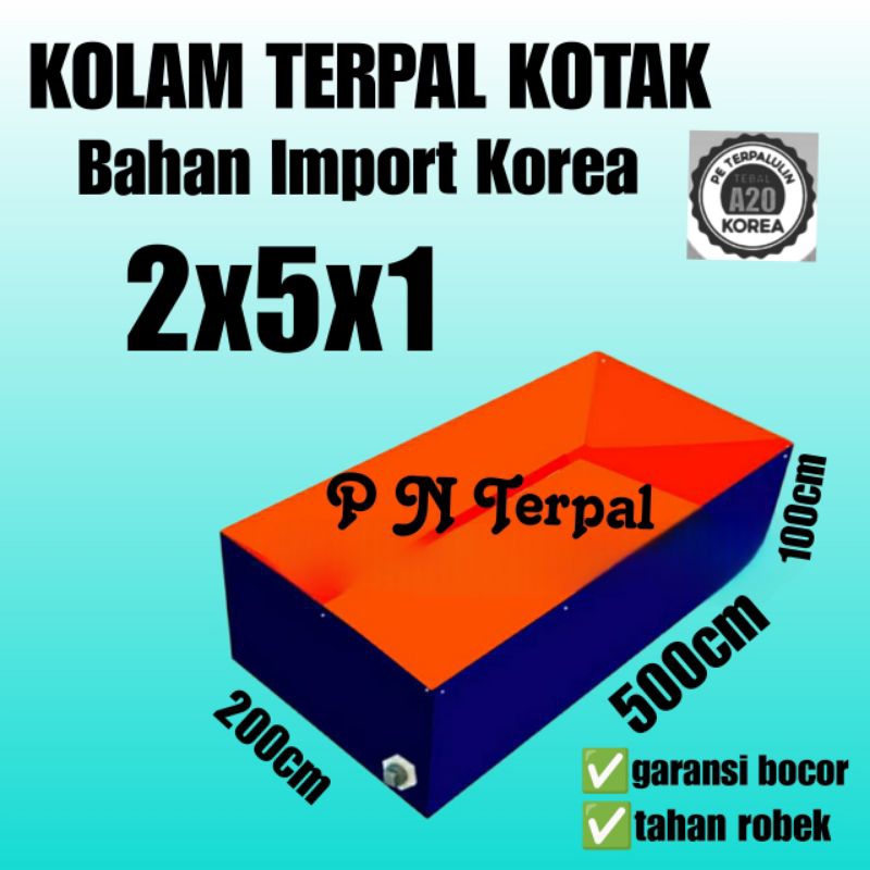 Jual Terpal Kolam Terpal Ikan Kotak A X X X X X X