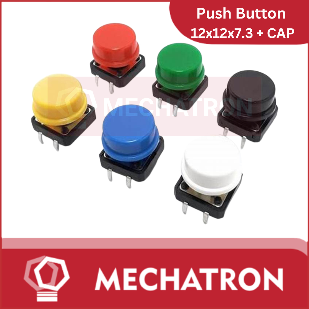 Jual Push Button 12x12x7 3 Cap Tactile Tach Switch 4P B3F 4055 12 X