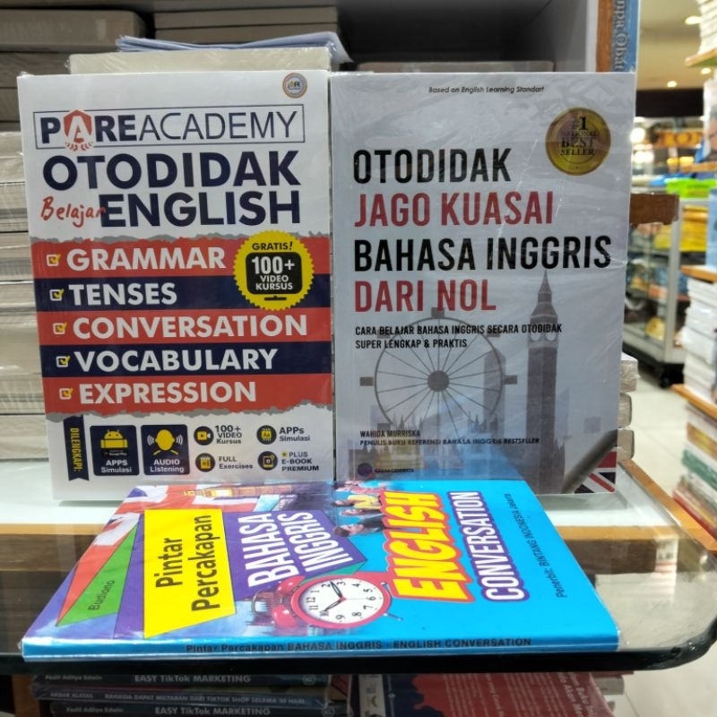 Jual Paket Buku Otodidak Belajar English Otodidak Jago Kuasai Bahasa