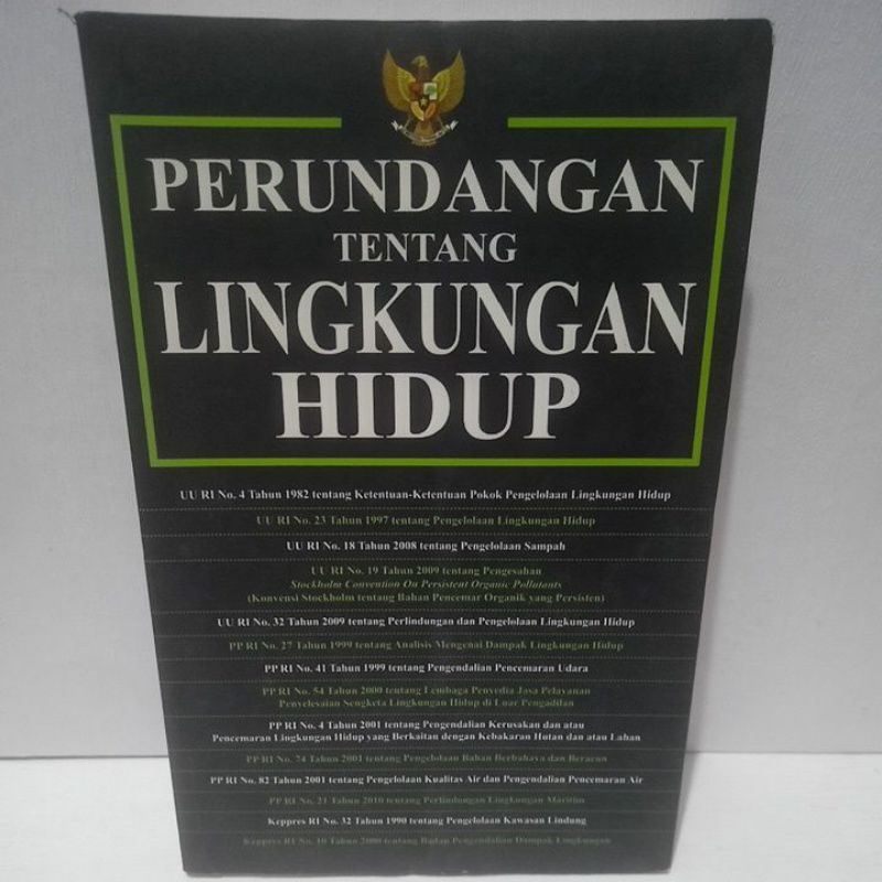 Jual Buku Original PERUNDANGAN TENTANG LINGKUNGAN HIDUP Shopee Indonesia