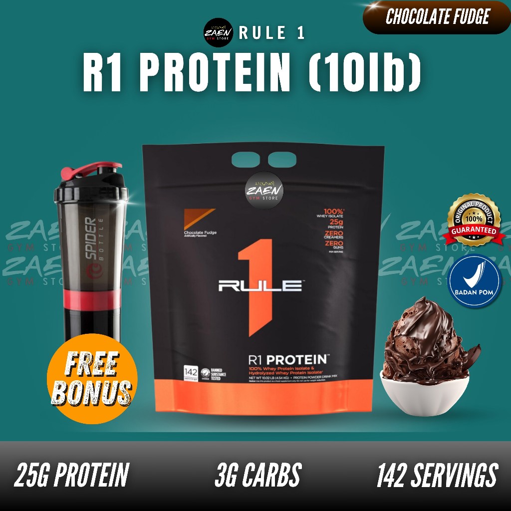 Jual Rule 1 Whey Protein Isolate 10 Lbs Ruleone Isolate Whey Shopee