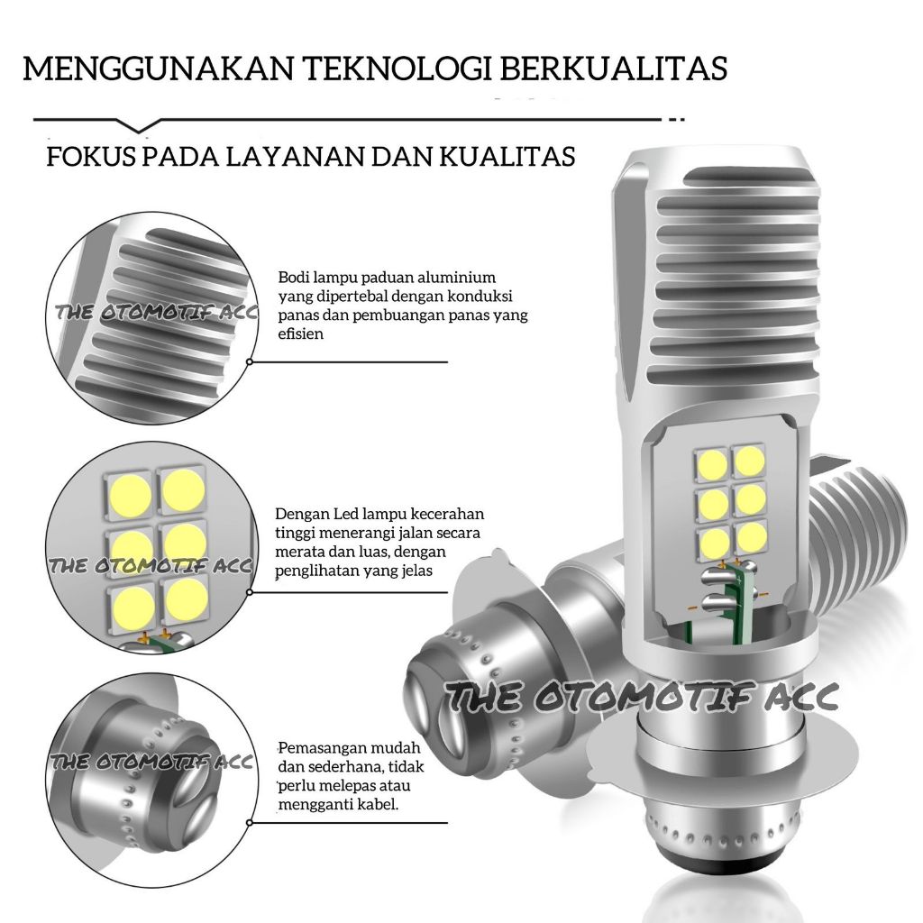 Jual Lampu Led Depan H Mata Led Arus Ac Dc Volt Nyala Warna