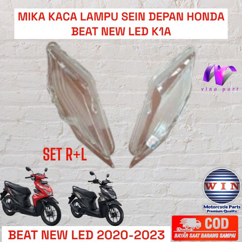 Jual Mika Kaca Sein Riting Depan Beat Esp New Street Led 2020 K1A Kanan