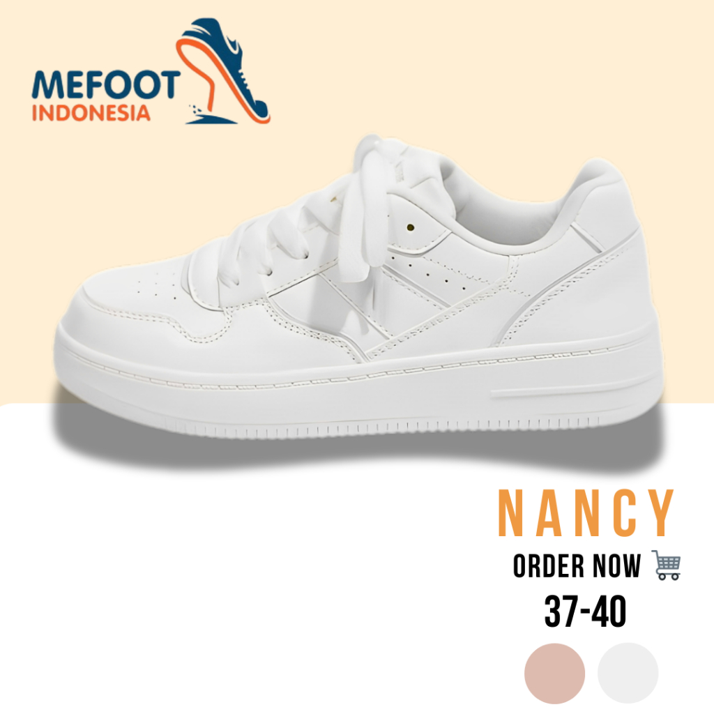 Jual Mfi Nancy Free Box Sepatu Wanita Sneakers White Sport Shoes