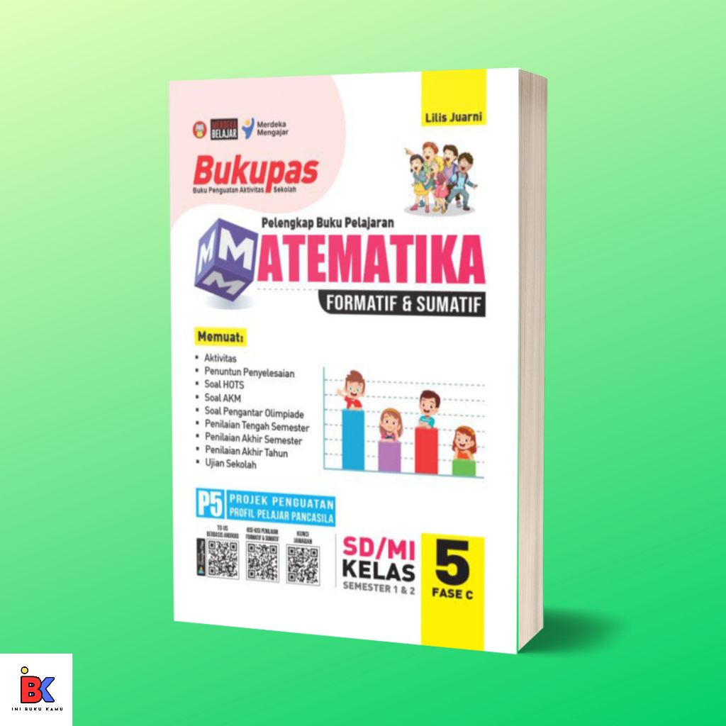 Jual Buku Bukupas Sumatif Dan Formatif Matematika Untuk Sd Mi Kelas V