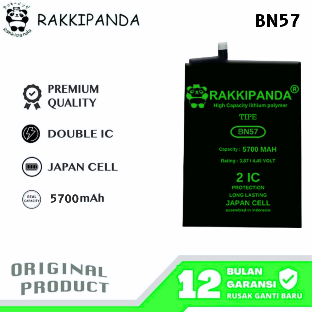 Jual Rakkipanda Bn Poco X Poco X Pro Poco X Nfc Batre Batrai