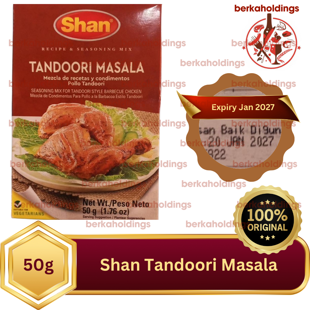 Jual BUMBU SIAP PAKAI SHAN SEASONING TANDOORI MASALA 50 G Shopee