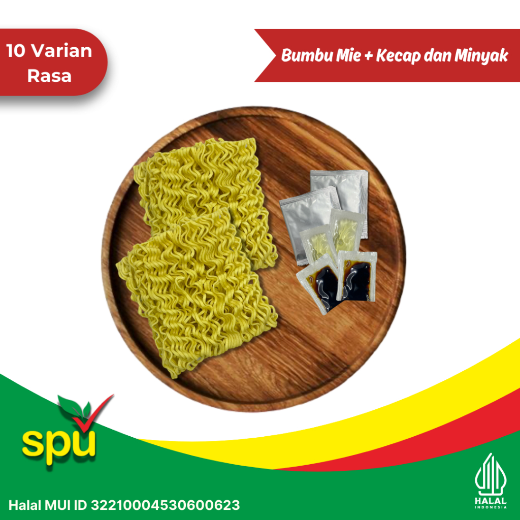 Jual Bumbu Mie Instan Non MSG Plus Minyak Dan Kecap 50 Sachet