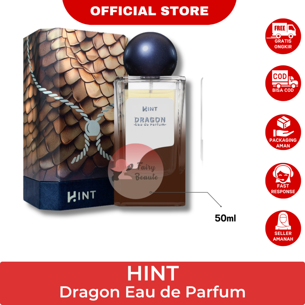 Jual HINT Dragon Eau De Parfum 50 Ml BPOM ORIGINAL Shopee Indonesia