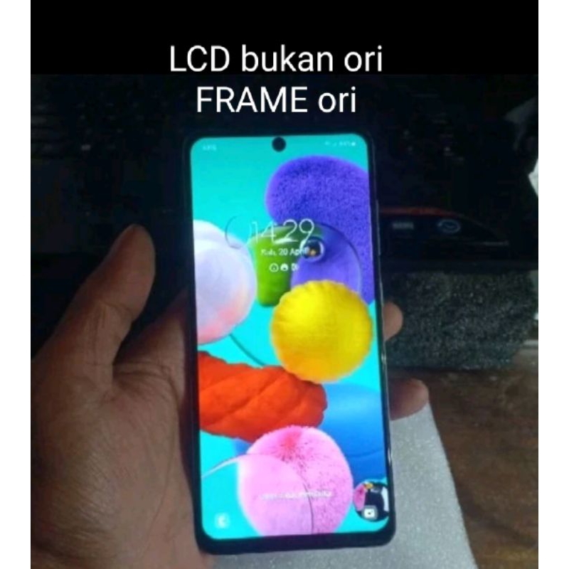 Jual LCD FRAME SAMSUNG A51 A515F Lcd Bukan Ori NORMAL TESTED