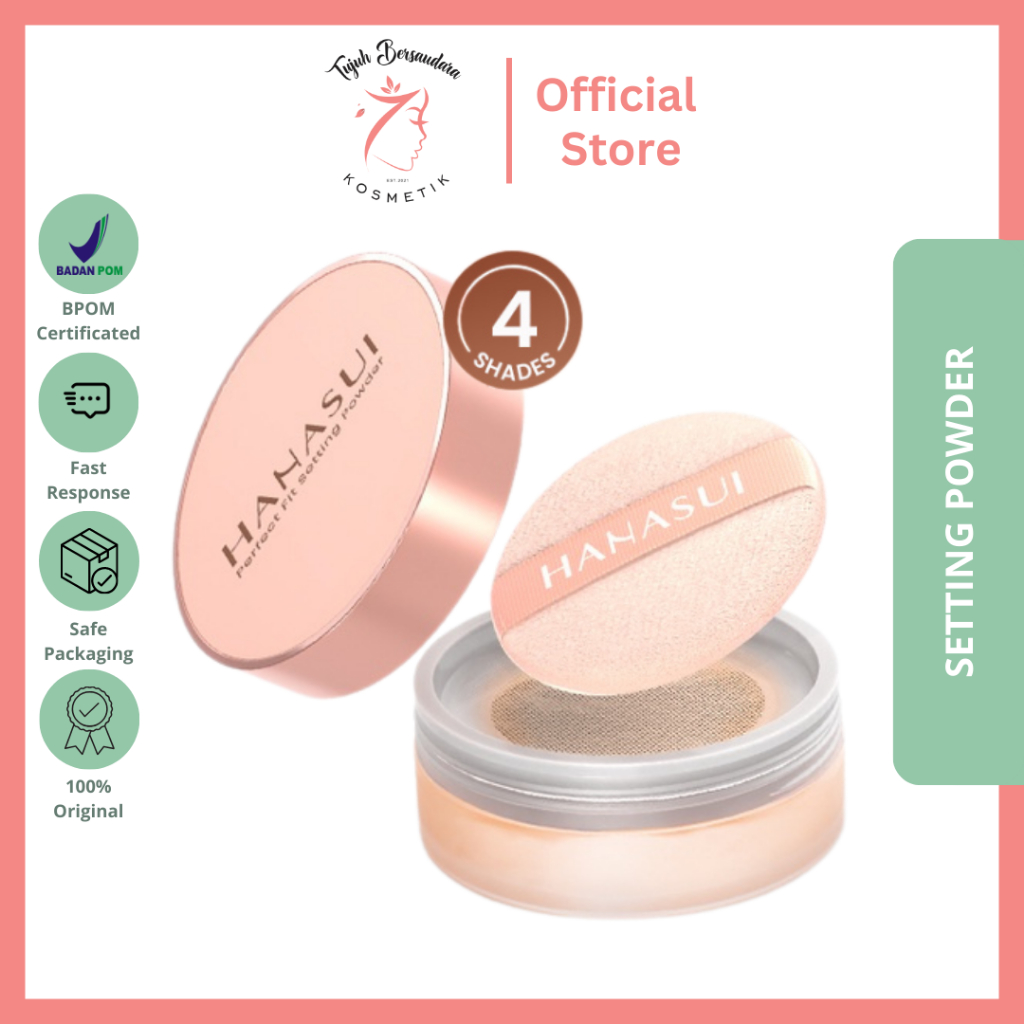 Jual Hanasui Perfect Fit Setting Powder Bedak Tabur Shopee Indonesia