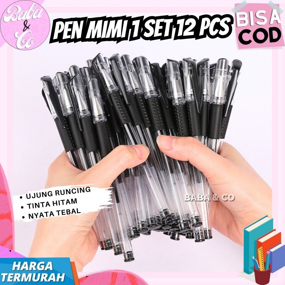 Jual Pen Murah Box Isi Pcs Pen Gel Mimi Pen Gel Pulpen Murah Alat